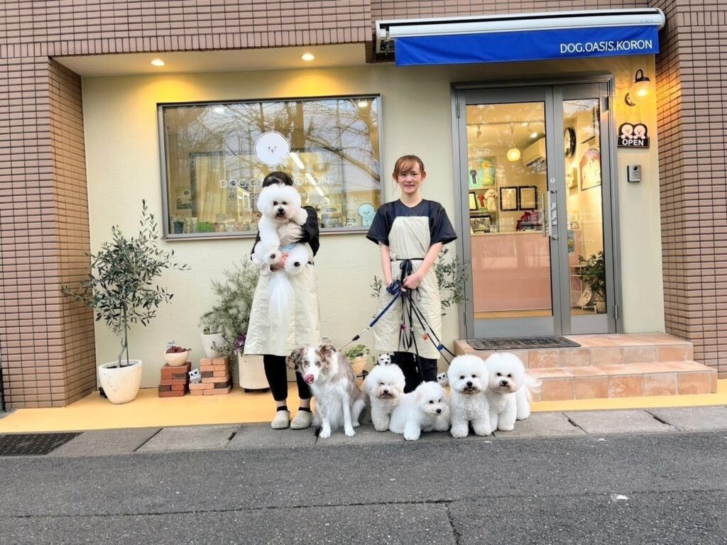 岐阜市のトリミングサロン「DOG.OASIS.コロン」のオーナーと看板犬たち
